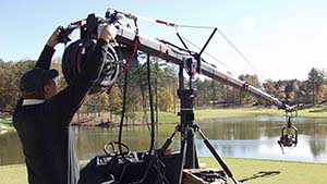 Camera Jib at River Club Golf Course in Alpharetta, GA